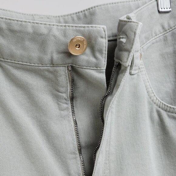 Brunello Cucinelli SS/23 Green Monili-Beaded Mid-Rise Straight Leg Jeans - Picture 13 of 16